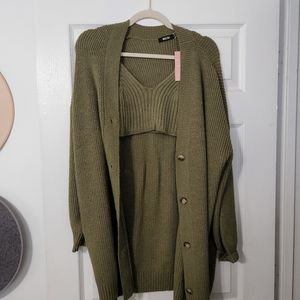 Cardigan + Tank Set